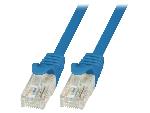 Cable - Adaptateur Reseau - Telephonie Cable reseau RJ45 male U-UTP Cat.6 bleu - 1.5m