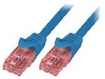 Cable - Adaptateur Reseau - Telephonie Cable reseau RJ45 male U-UTP Cat 6 bleu- 5m