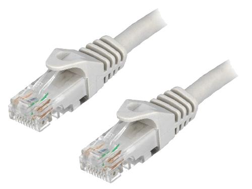 Cable - Adaptateur Reseau - Telephonie Cable reseau RJ45 male U-UTP Cat.6 gris - 0.5m