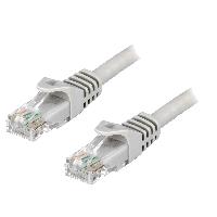 Cable reseau RJ45 male U-UTP Cat.6 gris - 20m Cable reseau RJ45 male U-UTP Cat.6 gris - 20m