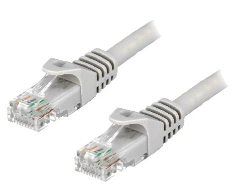 Cable - Adaptateur Reseau - Telephonie Cable reseau RJ45 male U-UTP Cat.6 gris - 20m