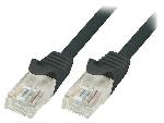 Cable - Adaptateur Reseau - Telephonie Cable reseau RJ45 male U-UTP Cat.6 noir- 3m