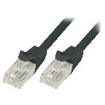 Cable reseau RJ45 male U-UTP Cat.6 noir- 7.5m Cable reseau RJ45 male U-UTP Cat.6 noir- 7.5m