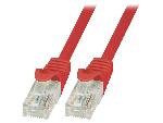 Cable - Adaptateur Reseau - Telephonie Cable reseau RJ45 male U-UTP Cat.6 rouge- 1.5m