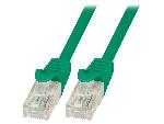 Cable - Adaptateur Reseau - Telephonie Cable reseau RJ45 male U-UTP Cat.6 vert- 1.5m