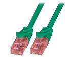Cable - Adaptateur Reseau - Telephonie Cable reseau RJ45 male U-UTP Cat.6 vert- 1.5m