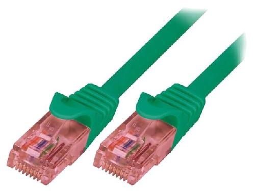 Cable - Adaptateur Reseau - Telephonie Cable reseau RJ45 male U-UTP Cat.6 vert- 1m