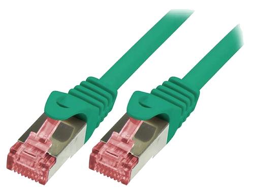 Cable - Adaptateur Reseau - Telephonie Cable reseau vert 10.00m SFTP blinde RJ45 cat6