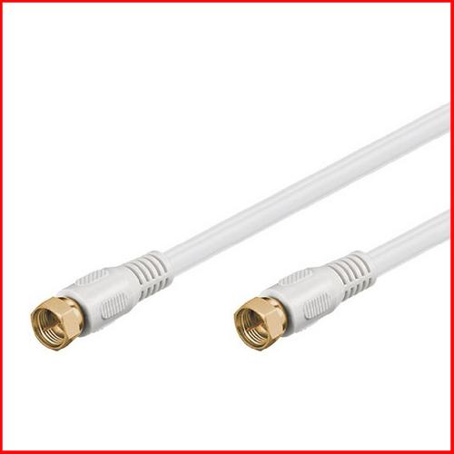 Cable - Connectique Tv - Video - Son Cable Satellite RG59 10m Fiches F Males