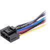 Cable Specifique Autoradio ISO Cable Autoradio JVC 16PIN Fils nus 2