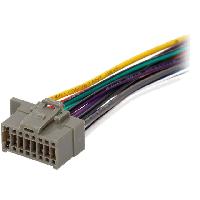 Cable Specifique Autoradio ISO Cable Autoradio Panasonic 16PIN Fils nus - connecteur noir