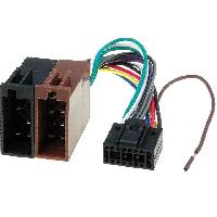 Cable Specifique Autoradio ISO Connecteur ISO origine compatible avec Autoradio Kenwood 16pins