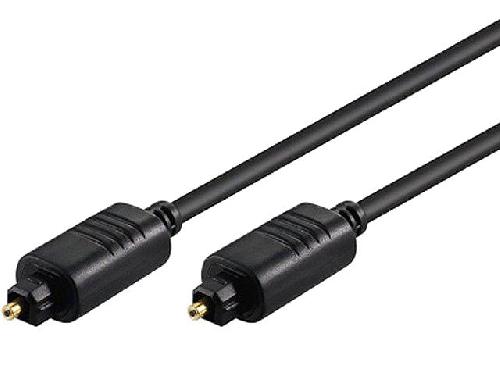 Fibres Optiques Cable Toslink Diametre du fil 5mm 0.5m