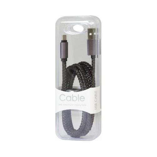 Cable - Connectique Telephone Cable tresse USB-C Noir Moxie