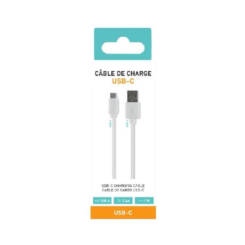 Cable - Connectique Telephone Cable Type c Blanc 1m Sd