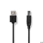 Cable USB 2.0 A Male vers B Male de 2m