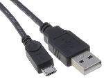 Cable - Connectique Pour Peripherique Cable USB 2.0 Type A Male vers Micro USB Male 0.1m Contact Or