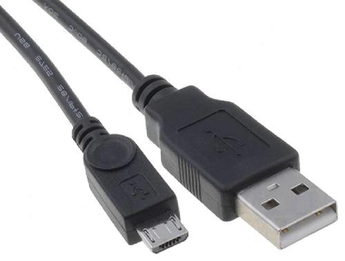 Cable - Connectique Pour Peripherique Cable USB 2.0 Type A Male vers Micro USB Male 0.1m Contact Or