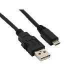 Cable USB 2.0 Type A Male vers Micro USB Male 0.8m