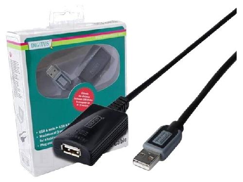 Cable - Connectique Pour Peripherique Cable USB 2.0 USB A femelle vers USB A male 10m