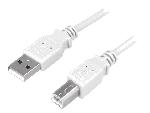 Cable - Connectique Telephone Cable USB 2.0 USB A male USB B prise male 1.8m - Gris