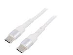Cable - Connectique Pour Peripherique Cable USB 2.0 USB C prise male des deux cotes 1m - Blanc