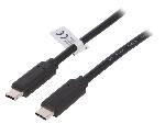 Cable - Connectique Telephone Cable USB 3.1 USB C male des deux cotes 0.5m - Noir