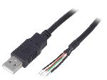 Cable - Connectique Pour Peripherique Cable USB A 2.0 male cordon 1.5m noir