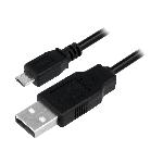 Cable USB A male USB B micro prise male 5m - Noir