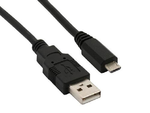 Cable - Connectique Pour Peripherique Cable USB A micro USB 0.8m - Vcom