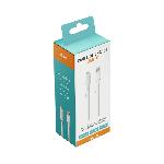 Cable USB-A - USB-C 2m blanc SD x10
