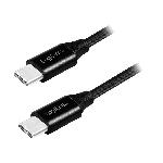 Cable USB C 2.0 male des deux cotes 0.3m - Noir