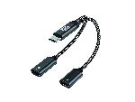 Cable - Connectique Pour Peripherique Cable Usb-C -> 2Xusb-C Audio et Charge