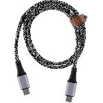 Cable - Adaptateur Reseau - Telephonie Cable Usb-C-Usb-C 1.5m Gris Sideral Tnb x6