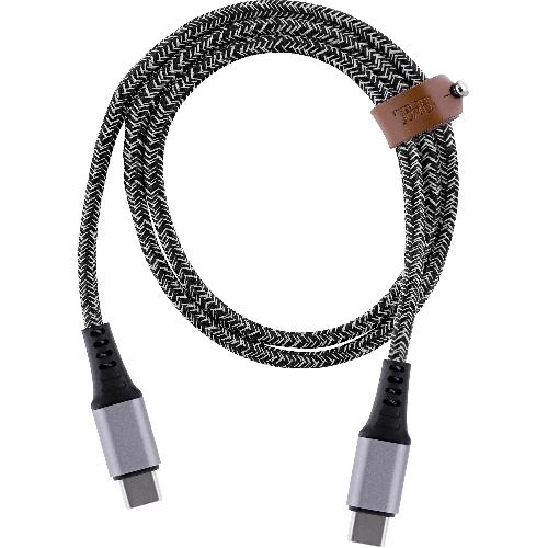 Cable - Adaptateur Reseau - Telephonie Cable Usb-C-Usb-C 1.5m Gris Sideral Tnb x6