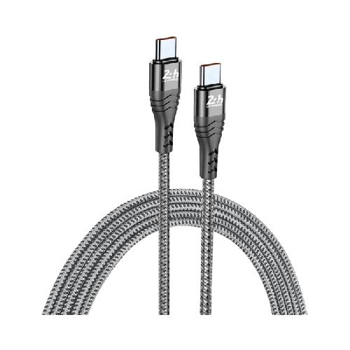 Cable - Connectique Telephone Cable Usb-C vers Usb-C Tresse 24h Le Mans - 24h Le Mans