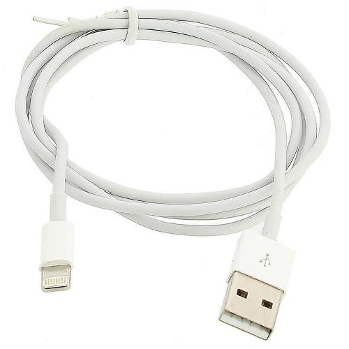 Cable - Connectique Pour Peripherique Cable USB compatible avec iPod iPhone iPad 100cm - Blanc - Pulse