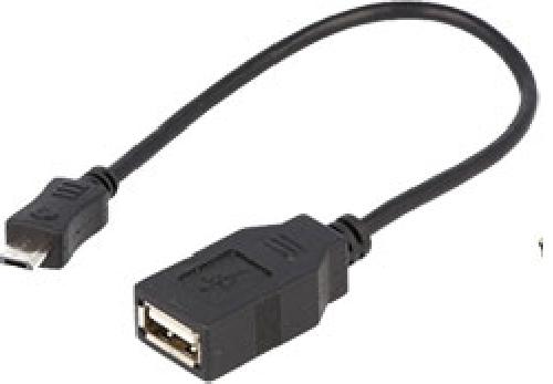 Cable - Connectique Pour Peripherique Cable USB Type A femelle vers Micro USB male 0.2m