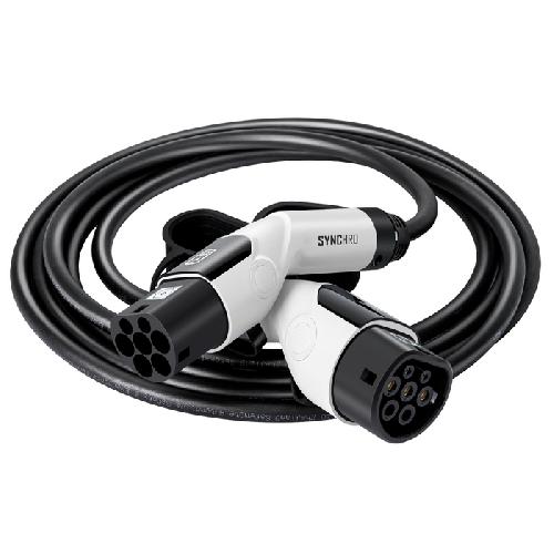 Recharge Vehicule Electrique Cable VE a charge T2 7.4kW -32A- SYNCHRO