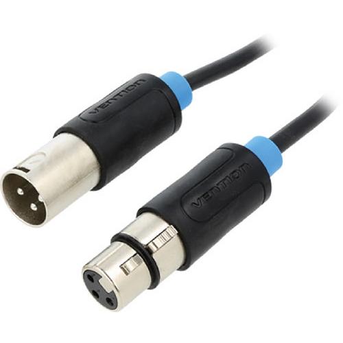 Cable - Connectique Tv - Video - Son Cable XLR Male 3pin vers XLR Femelle 3pin 10m