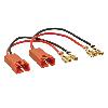 Cables Adaptateurs HP 2 Cables adaptateurs haut-parleur compatible avec Fiat Peugeot Citroen 99-06