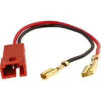 Cables Adaptateurs HP 2 Cables adaptateurs haut-parleur compatible avec Fiat Peugeot Citroen 99-06 - voir liste