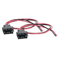 Cables Adaptateurs HP 2 Cables adaptateurs haut-parleur compatible avec Mercedes A C E CLK BMW E46