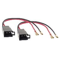 Cables Adaptateurs HP 2 Cables adaptateurs haut-parleur compatible avec Opel Renault Seat VW