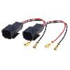 Cables Adaptateurs HP 2 cables haut parleur compatible avec Ford Fiesta Focus Ka Mondeo Opel Astra Insignia