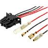 Cables Adaptateurs HP 2 Connecteurs haut-parleur compatible avec Mercedes Classe C E - 4 fils pour tweeter