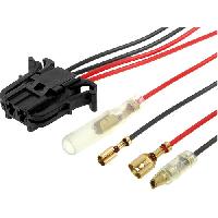 Cables Adaptateurs HP 2 Connecteurs haut-parleur compatible avec Mercedes Classe C E - 4 fils pour tweeter