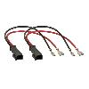 Cables Adaptateurs HP Adaptateur de Faisceau de Haut-parleur pour Tweeter de Porte Avant Tesla Model 3 Y -2x-