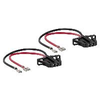 Cables Adaptateurs HP Adaptateur Faisceau Haut-parleur Compatible avec Seat Skoda VW -2x-