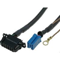 Cables changeur CD Cable Autoradio compatible avec changeur CD ISO mini 8pin vers 12pin compatible avec Audi VW 1.8m